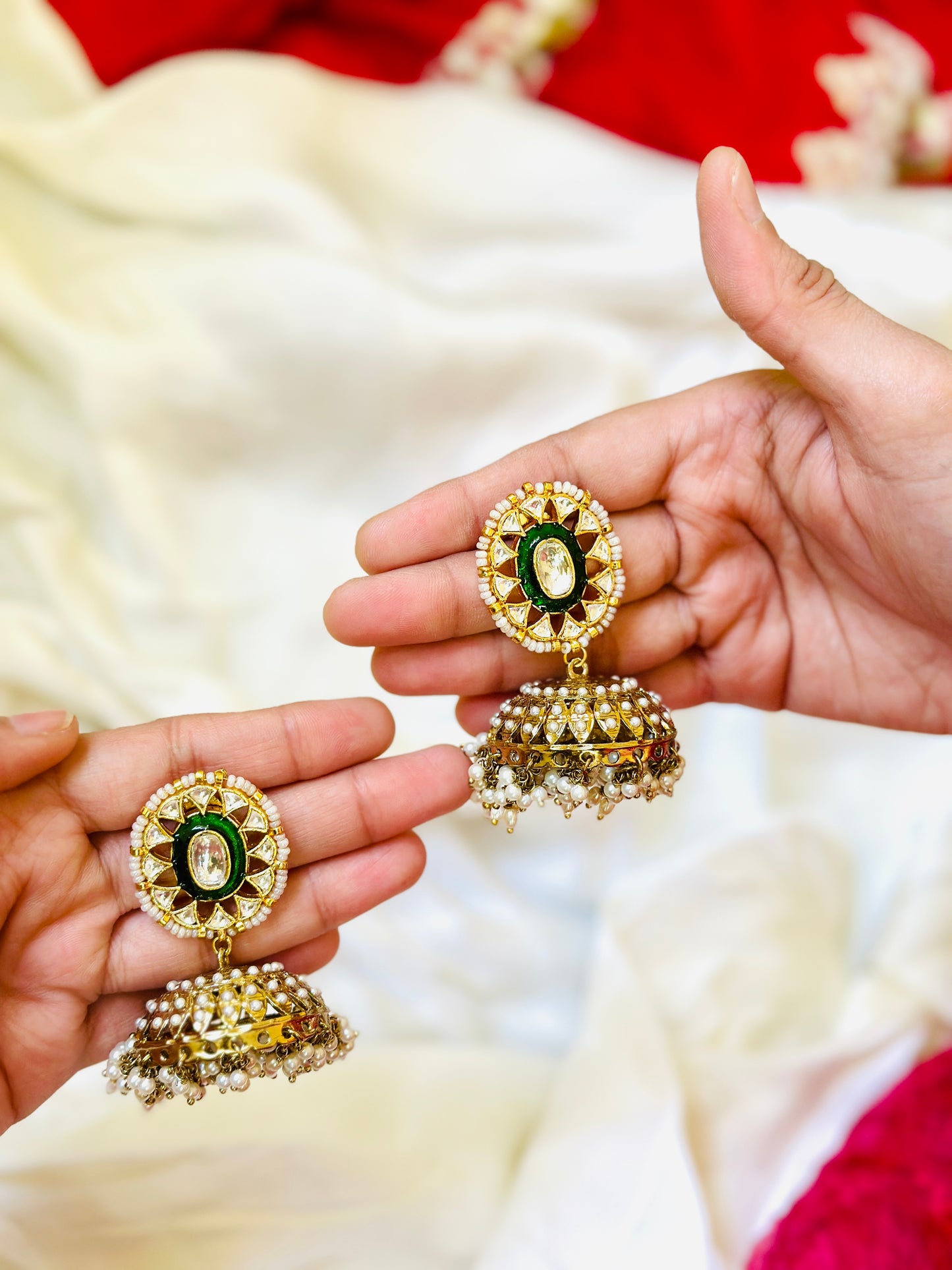 Jharokha Designer Jhumkas