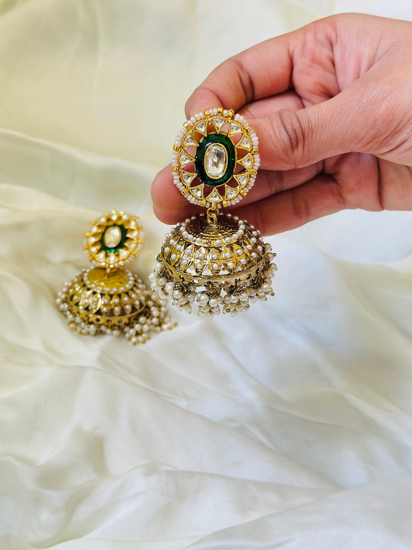 Jharokha Designer Jhumkas