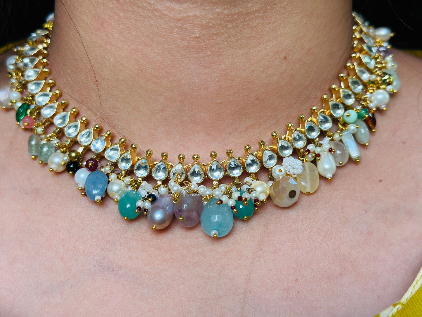 Kundan Spectrum Necklace