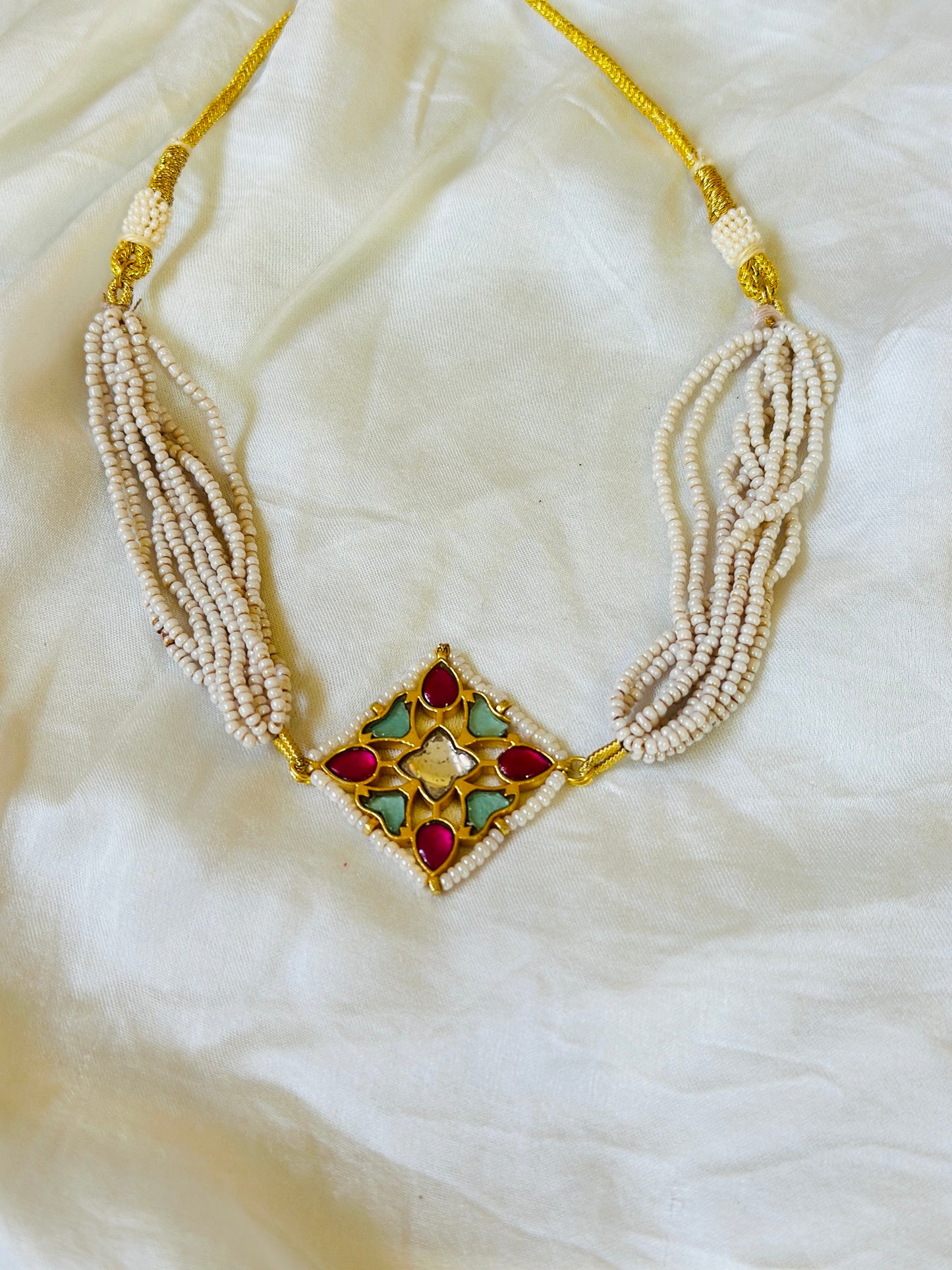 Multi-Strand Kundan Set