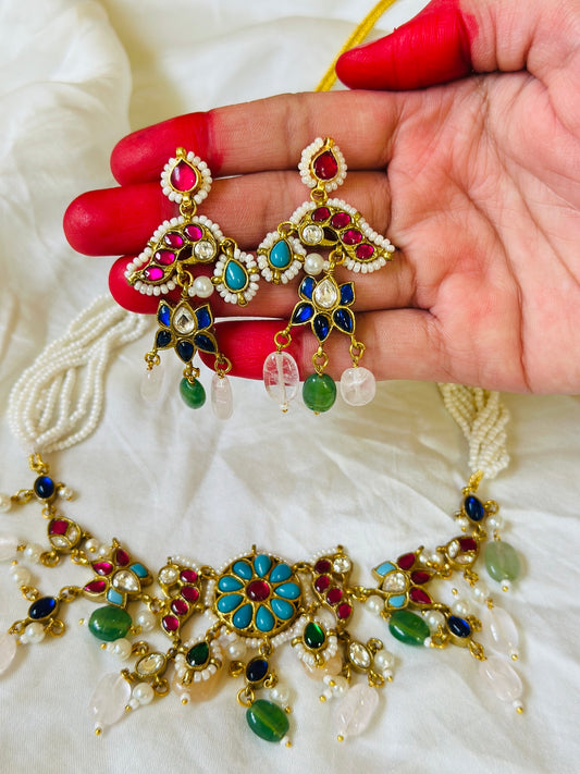 Firoza-Chakra Moti Set