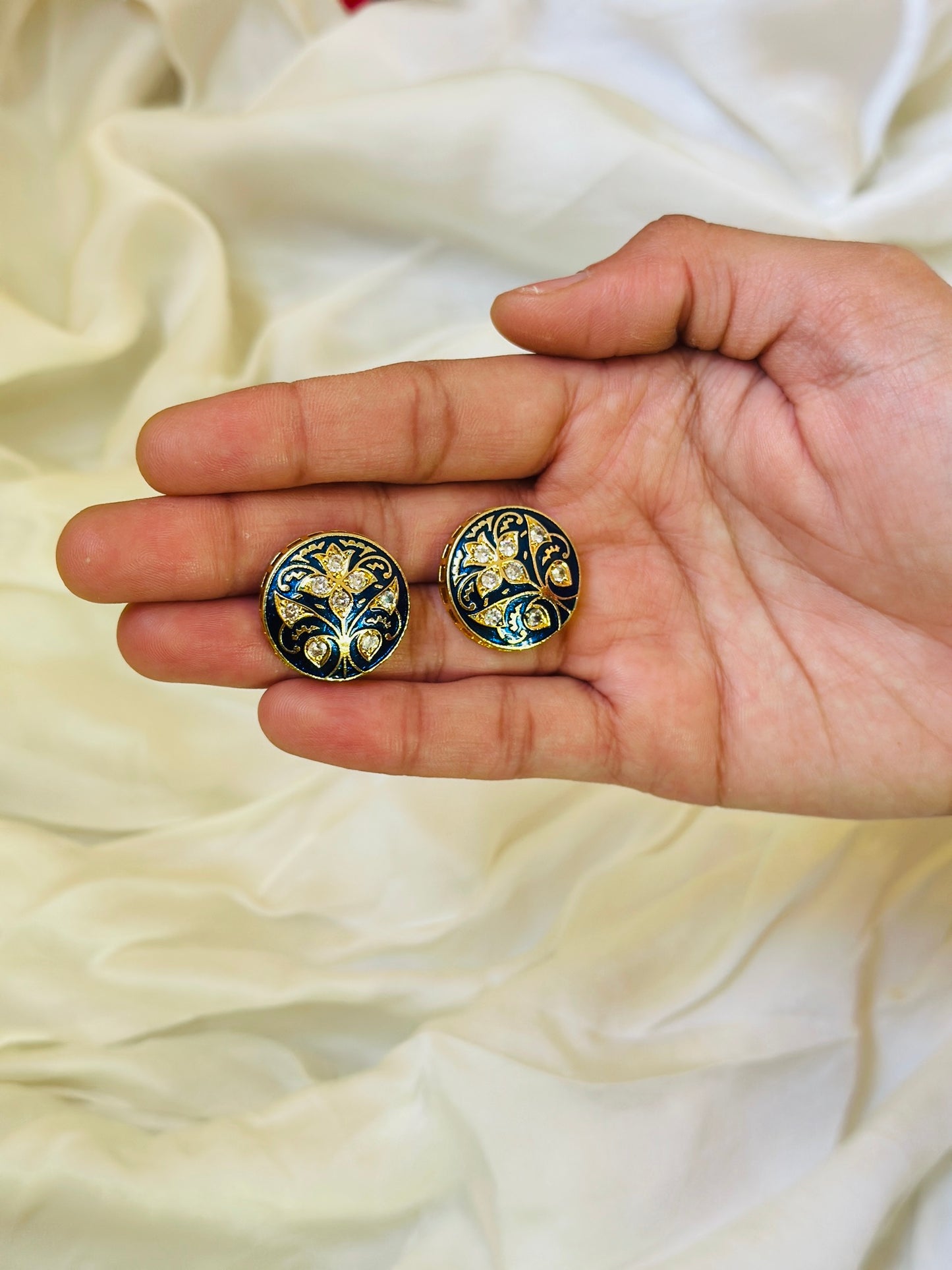 Midnight Bloom Studs