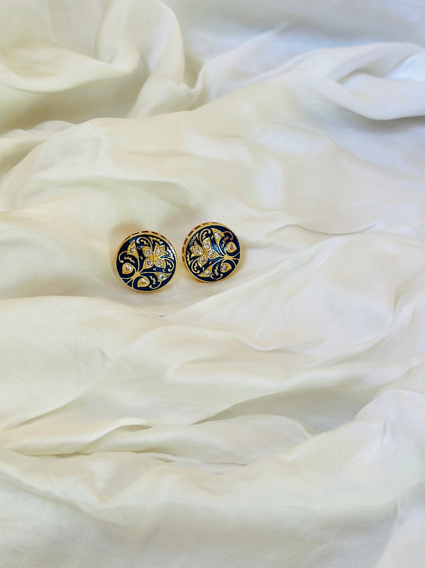 Midnight Bloom Studs