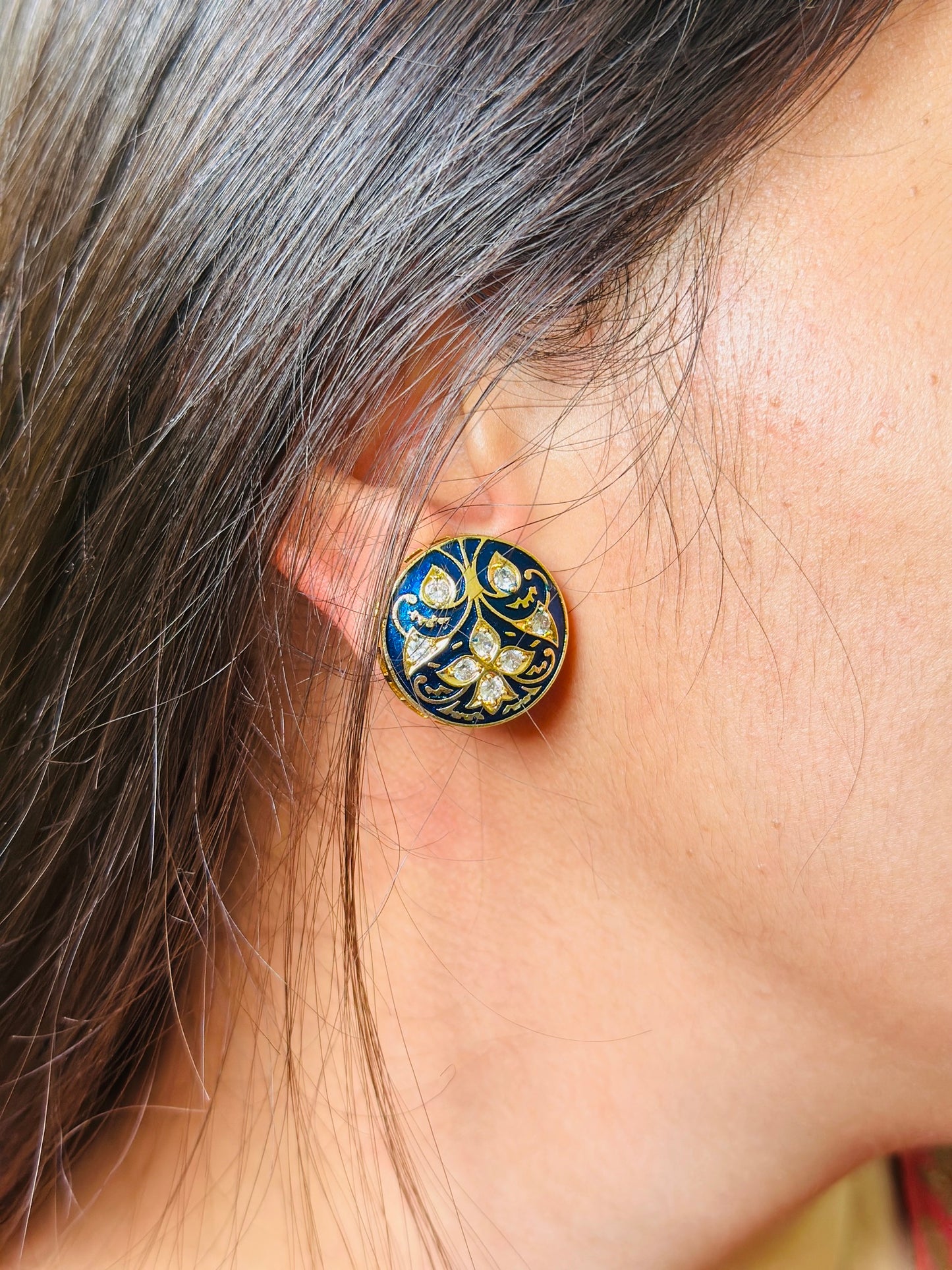 Midnight Bloom Studs