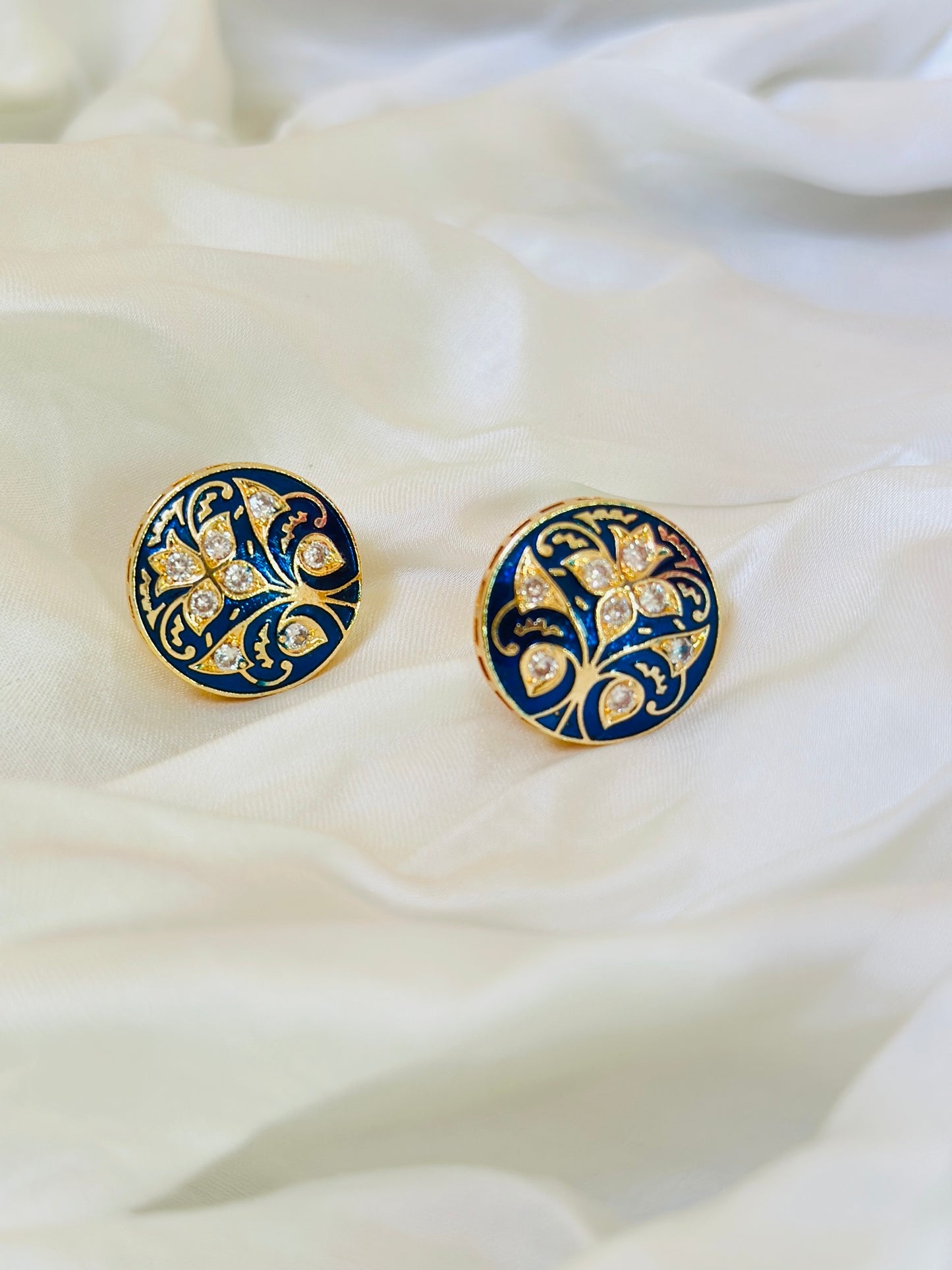 Midnight Bloom Studs